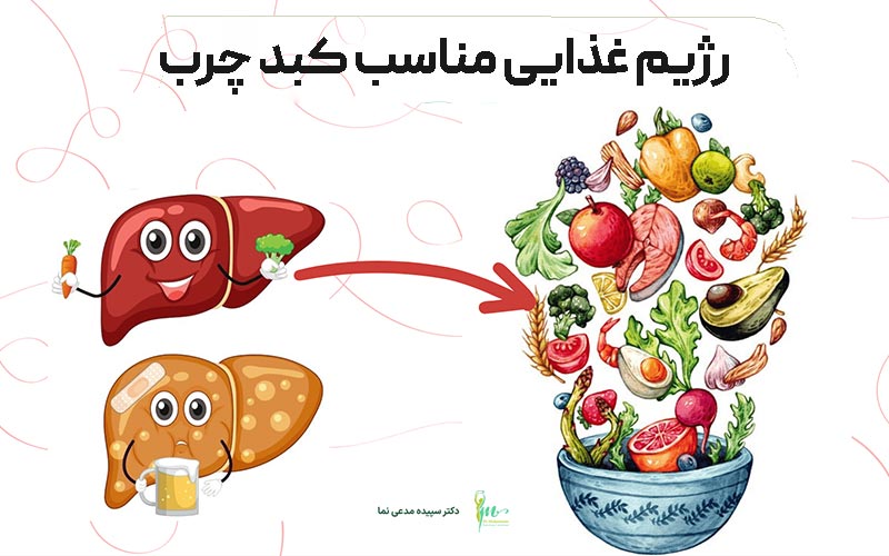 رژیم غذایی مناسب کبد چرب چیست و چی باید بخوریم